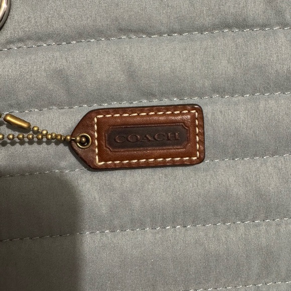 Vintage Coach crossbody denim patchwork purse - Picture 4 of 9